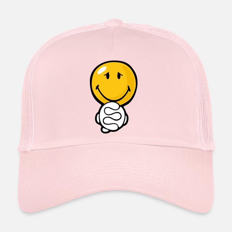 Smiley Plead - Trucker Cap - Hellrosa