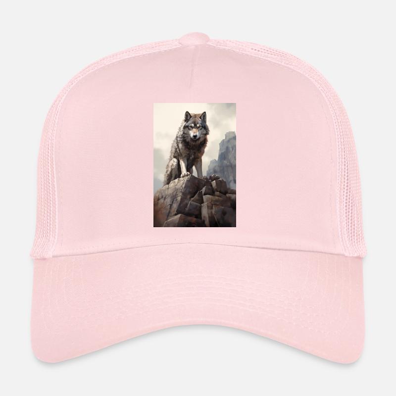 Illustration de Loup Casquette trucker 