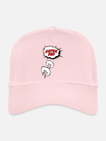 Super dad - Trucker Cap - pale pink - Front