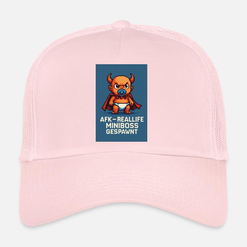 Reallife Miniboss - Pixel Art rétro Casquette trucker 