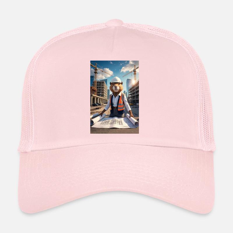Architecte castor humanoïde Casquette trucker 
