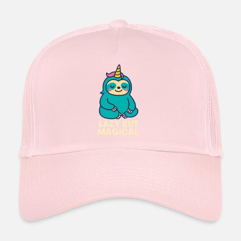 Slothicorn - Lazy but Magical - Trucker Cap - Hellrosa