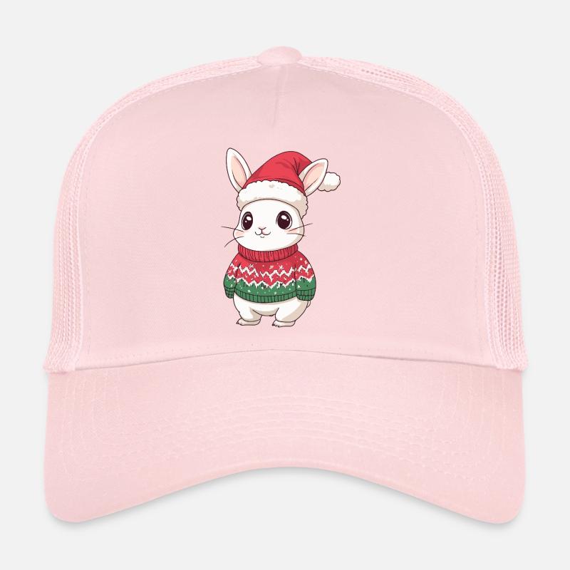 Lapin de Noël Casquette trucker 