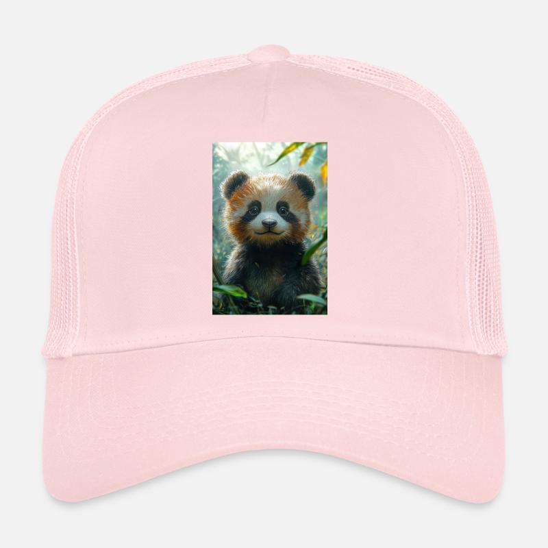 Illustration eines Pandas Trucker Cap