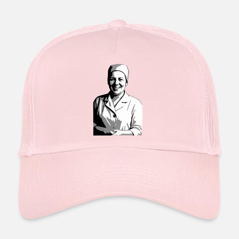 Lächelnde Pflegerin Mama 1970 Trucker Cap