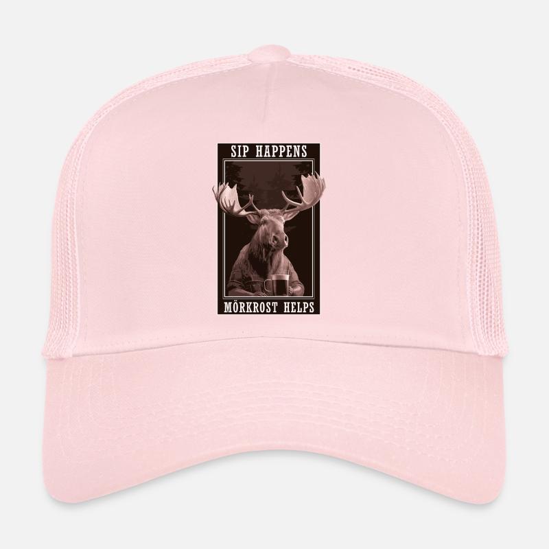 Mörkrost Coffee Sweden Moose Funny Trucker Cap