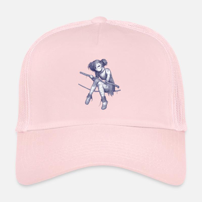 Seilakrobatin im Dreadpunk Trucker Cap