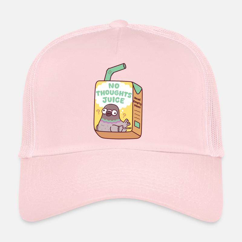 Drôle de Pigeon Idiot Boîte de jus sans pensées Casquette trucker 