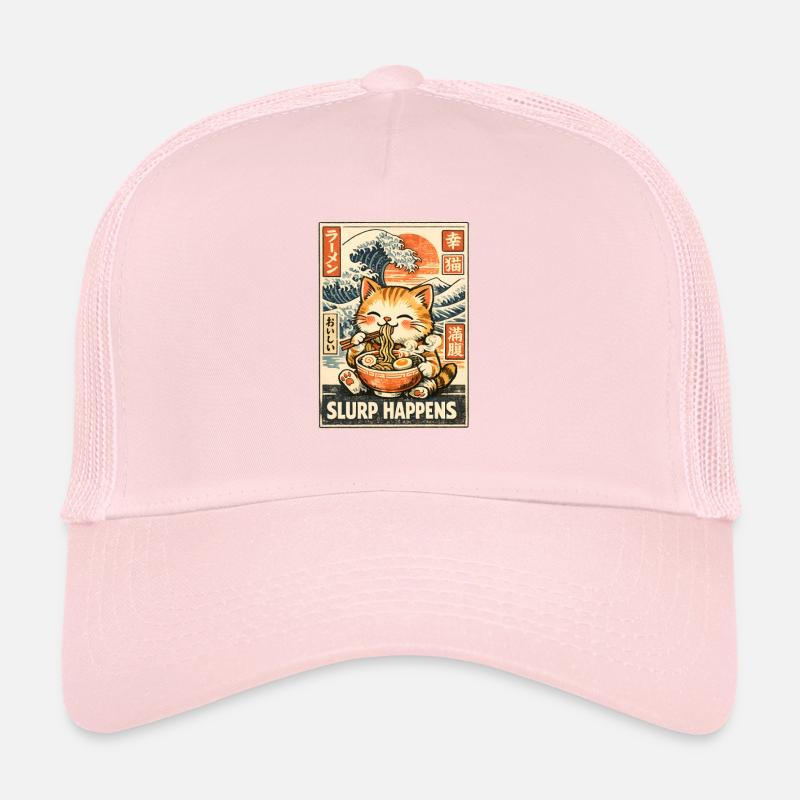 Ramen Chat Casquette trucker 