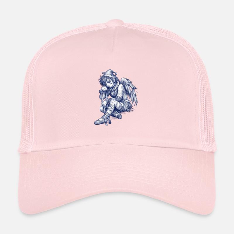 Ange Bleu Triste Casquette trucker 