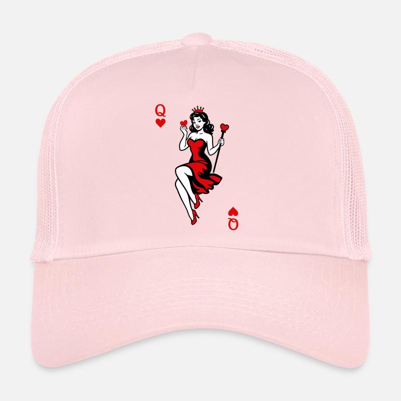 Herz Königin in Rot Trucker Cap