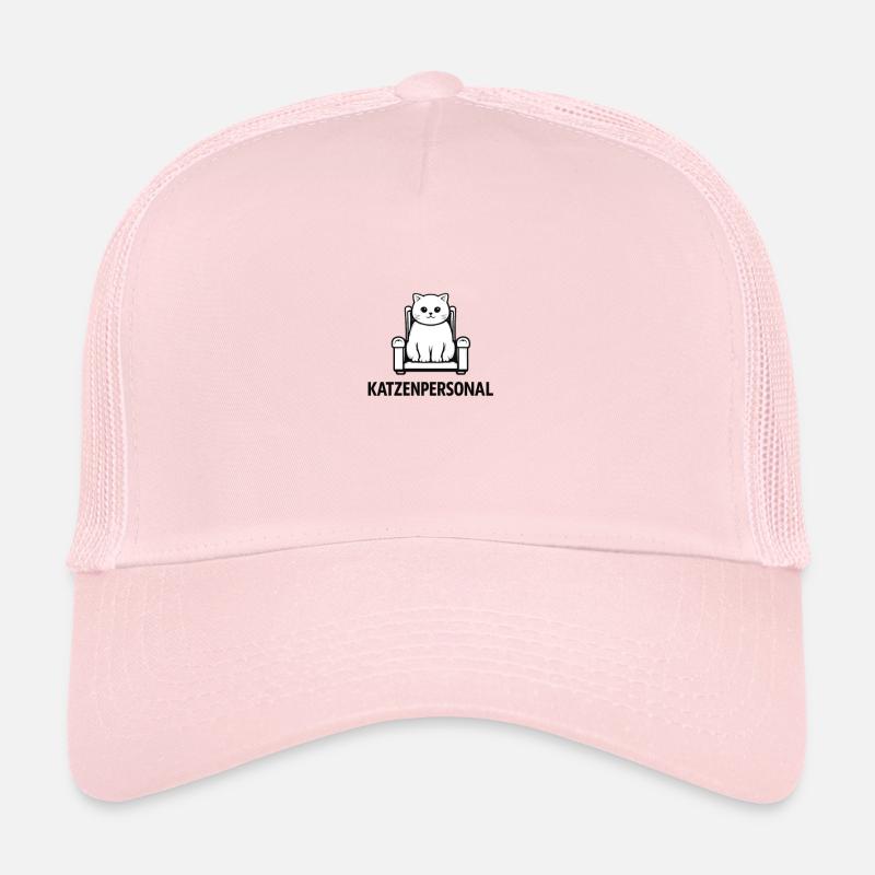 Offizielles Katzenpersonal - Trucker Cap - Hellrosa