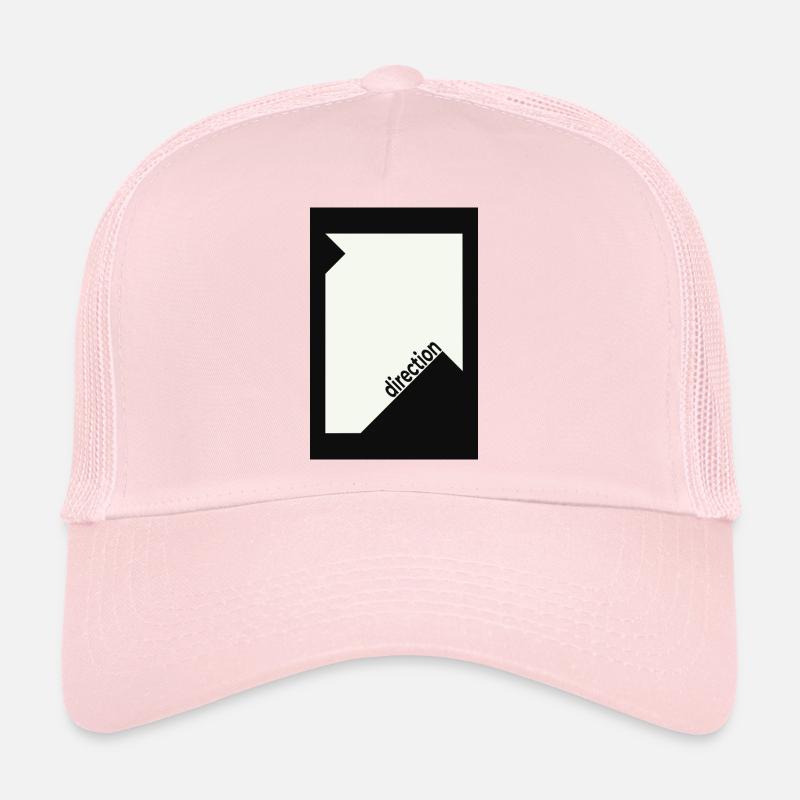 Affiche de mise en scène noire – Déclaration minimale Casquette trucker 