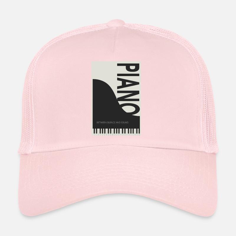 Piano – Between Silence and Sound - Trucker Cap - Hellrosa