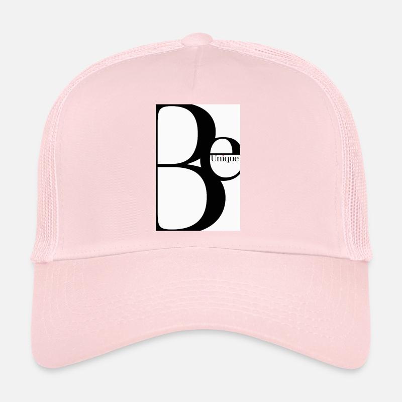 Soyez unique – Conception typographique minimaliste Casquette trucker 