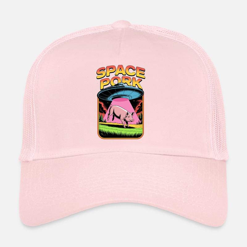 Space Pork - Trucker Cap - pale pink