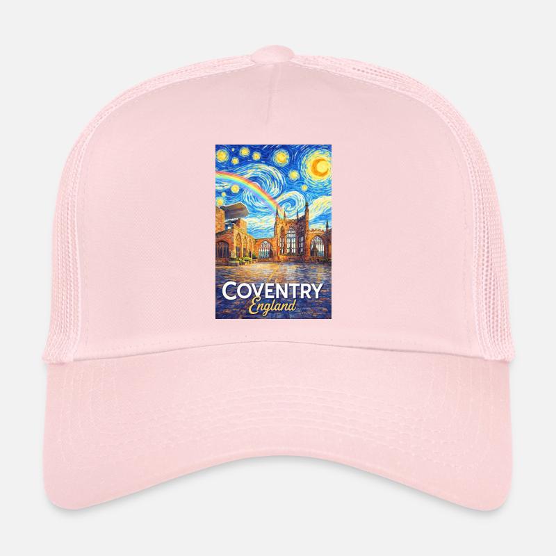 Coventry, Angleterre, Skyline Starfall Casquette trucker 