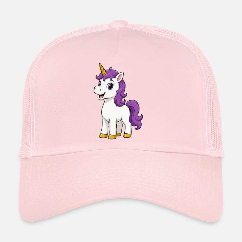 Licorne à crinière violette Casquette trucker 