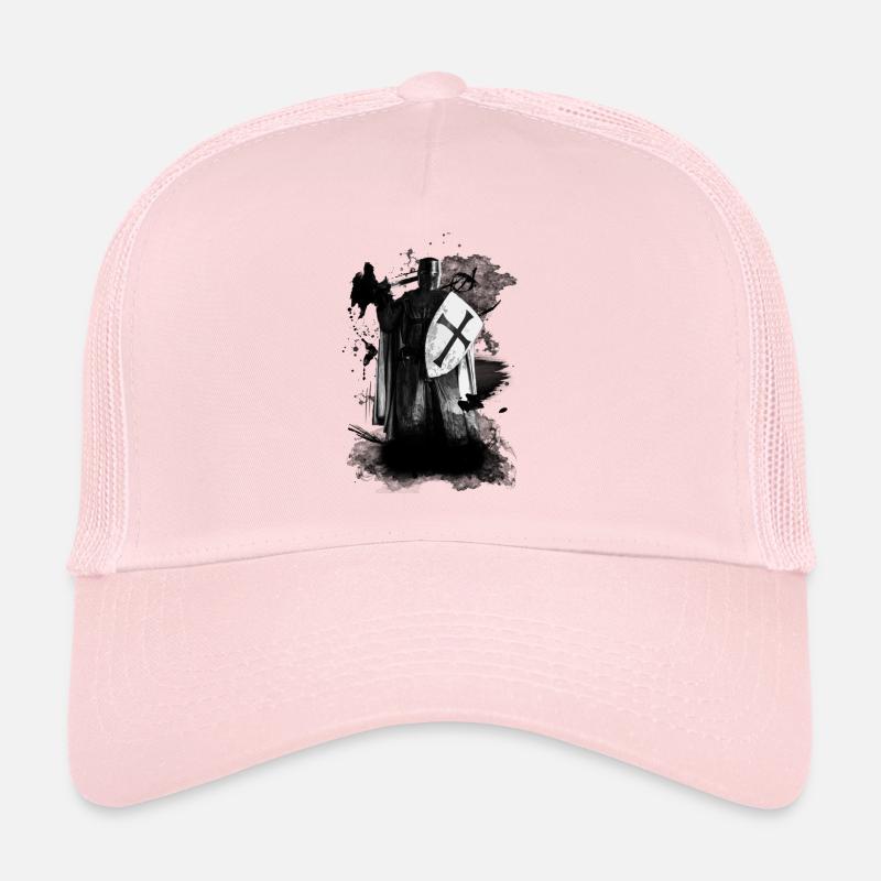 Templar Warrior - Trucker Cap - pale pink