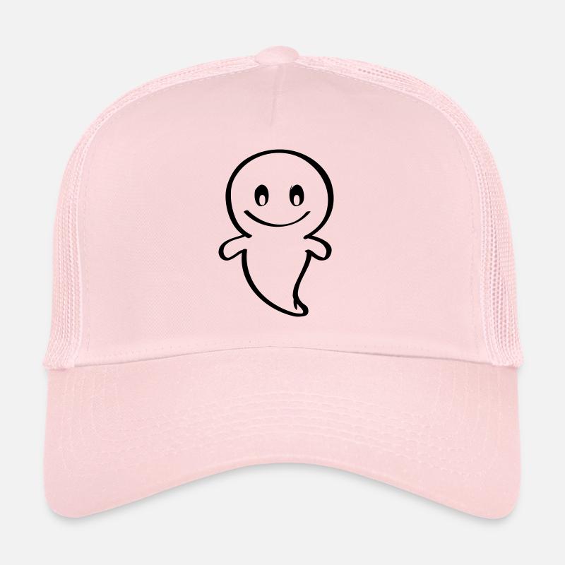 Friendly Ghost Halloween hantise Casquette trucker 
