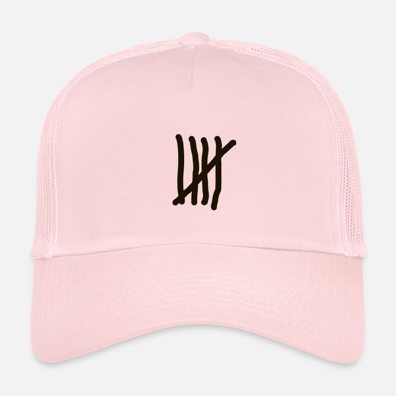 Fünf - Trucker Cap - Hellrosa