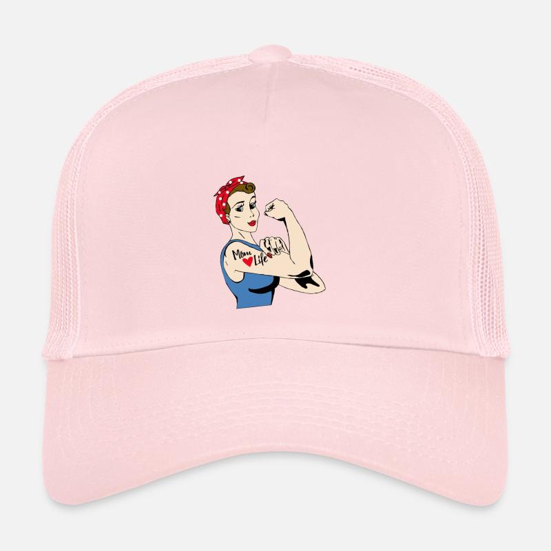 Mother's Day - Trucker Cap - pale pink