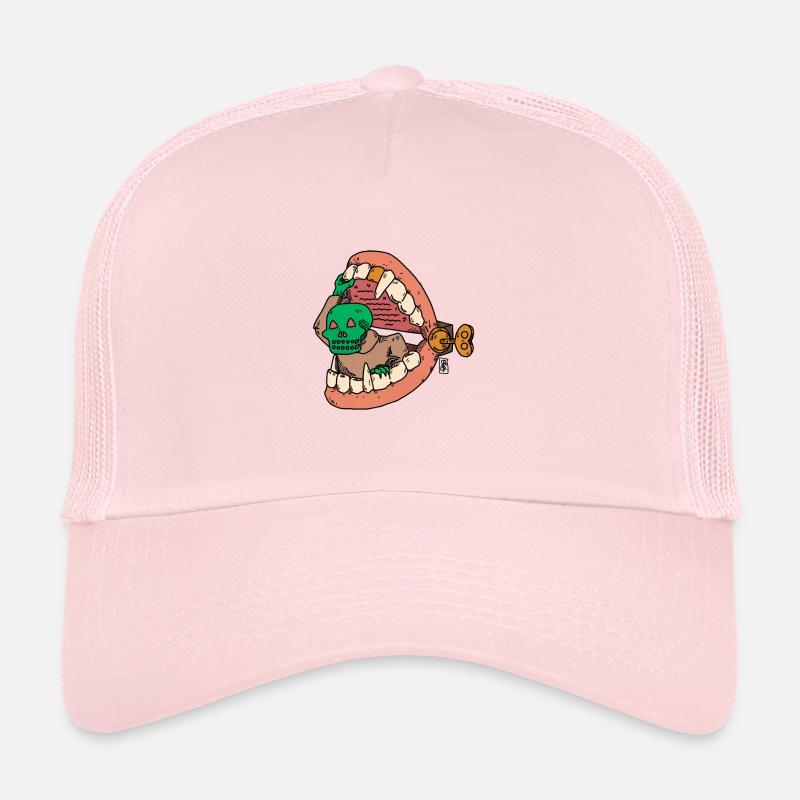 mal aux dents - Casquette trucker  - rose pâle