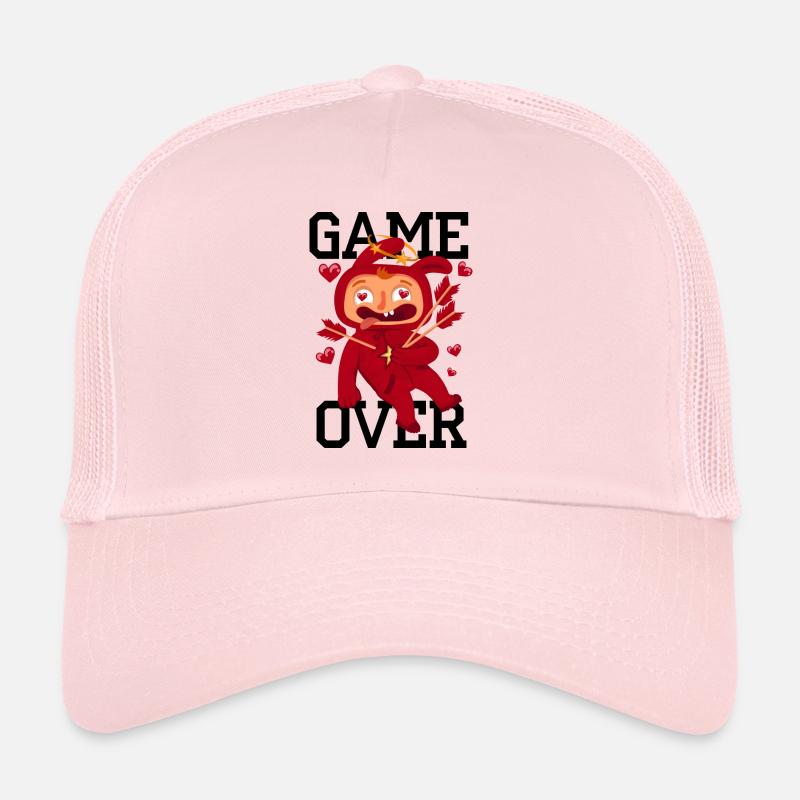 Amant frappé par les flèches d'Armor - Casquette trucker  - rose pâle