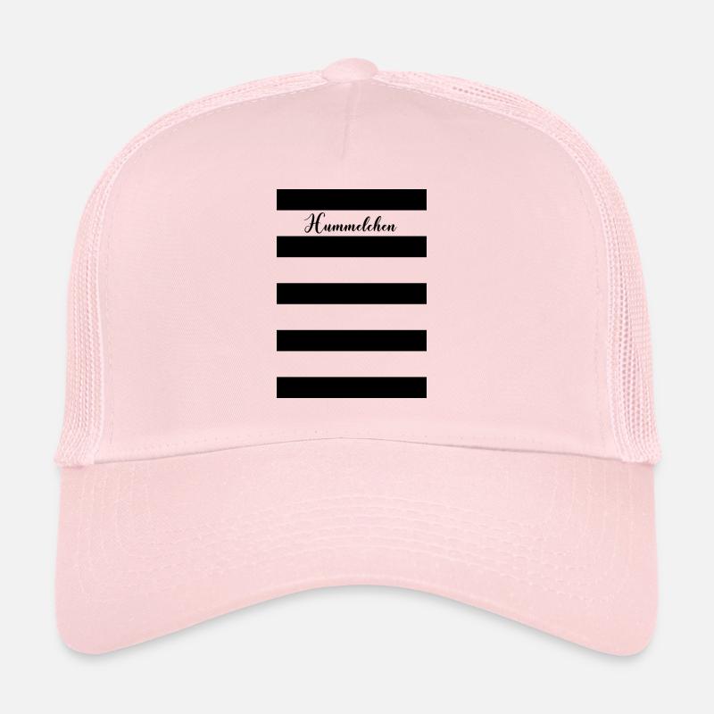 Streifen Hummel Kostüm Hummelchen - Trucker Cap - Hellrosa
