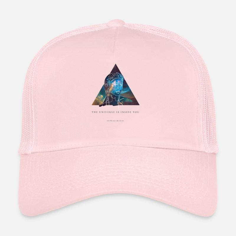 DAS UNIVERSUM IST IN IHNEN - Trucker Cap - Hellrosa
