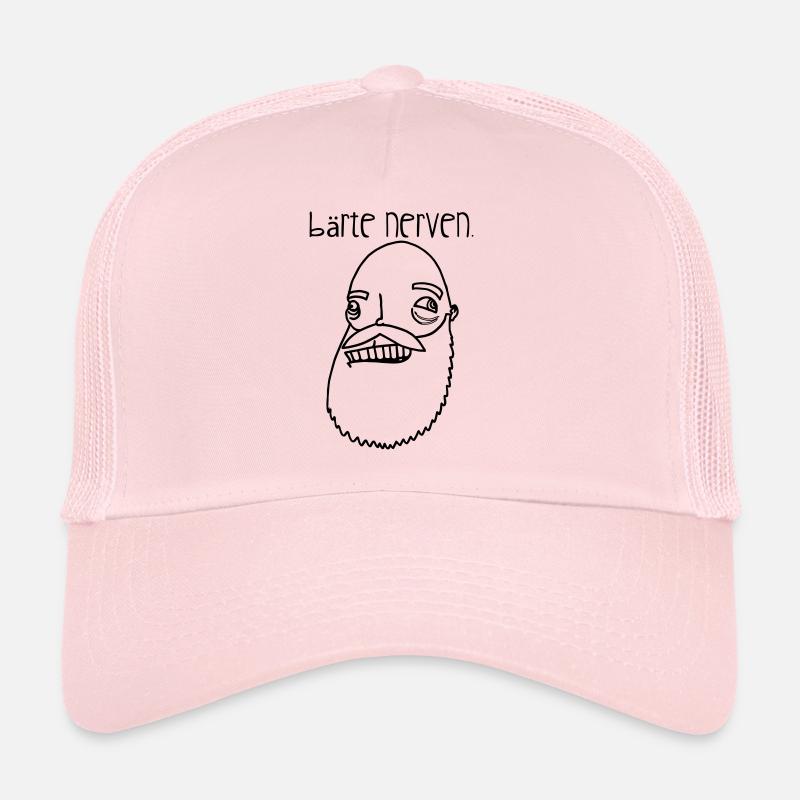 Bärte nerven! - Trucker Cap - Hellrosa