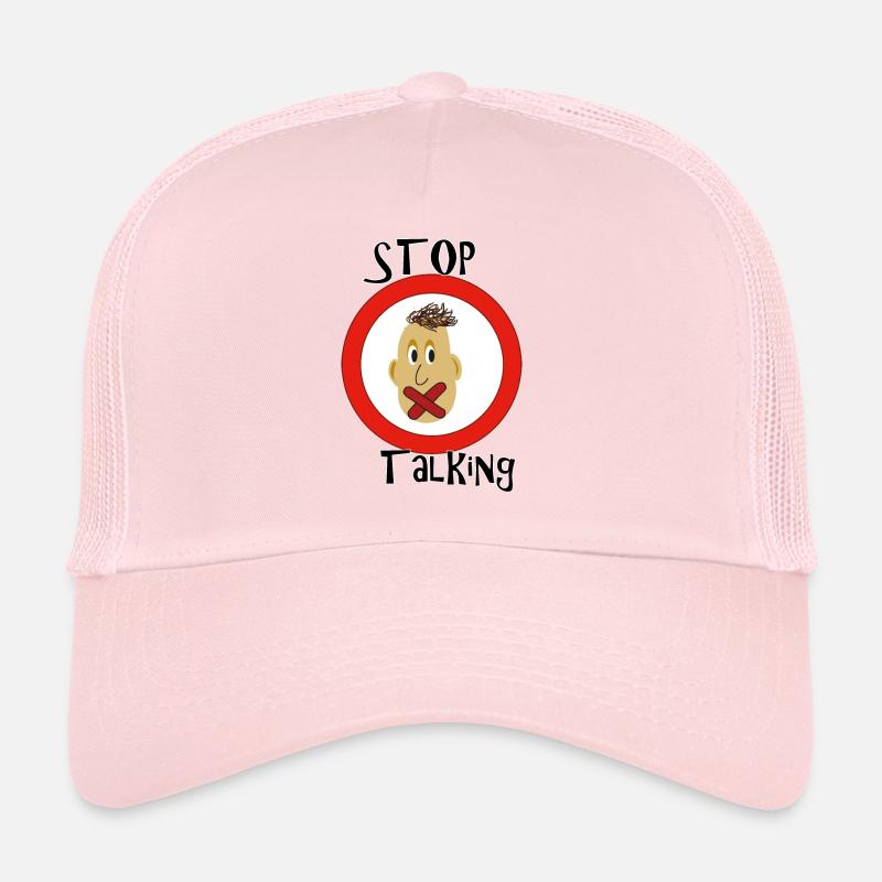 Arrête de parler Casquette trucker 