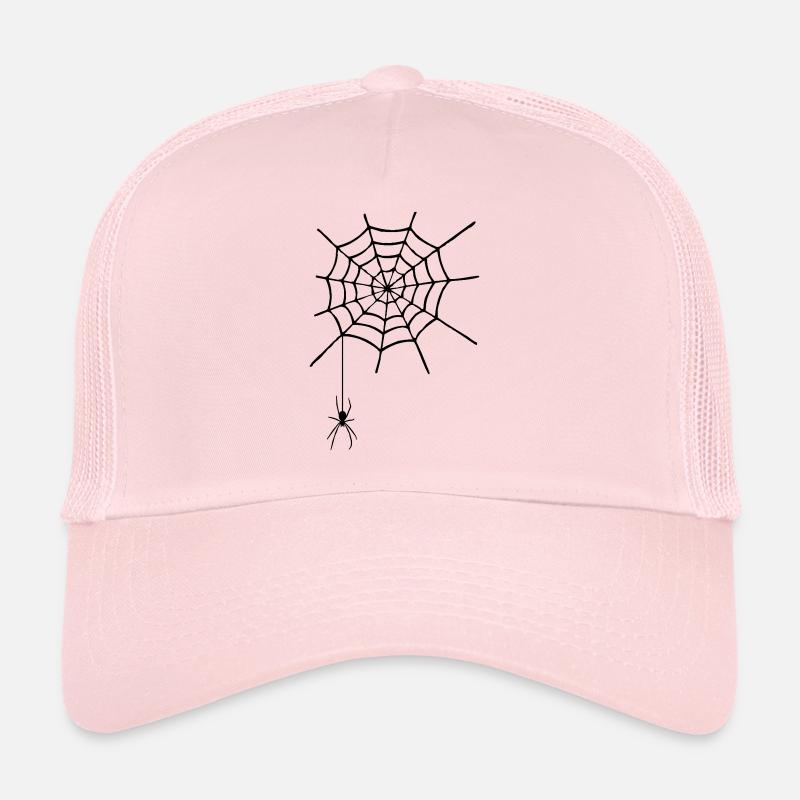 Spinnennetz mit Spinne Trucker Cap