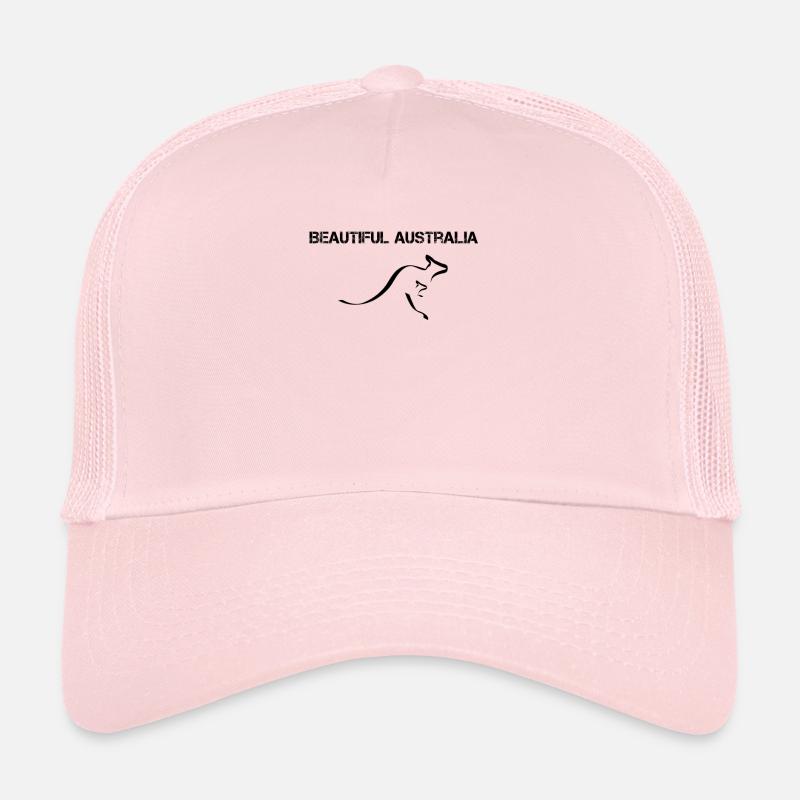 Beautiful Australia - Trucker Cap - pale pink
