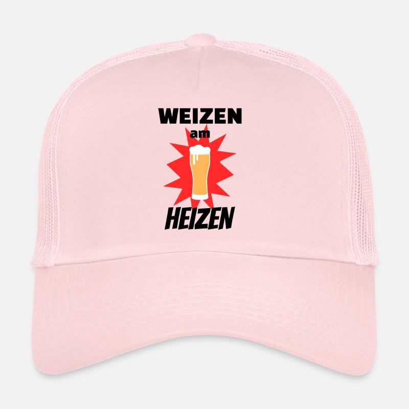 Weizen am Heizen Alkohol Weizenbier Bier Trucker Cap