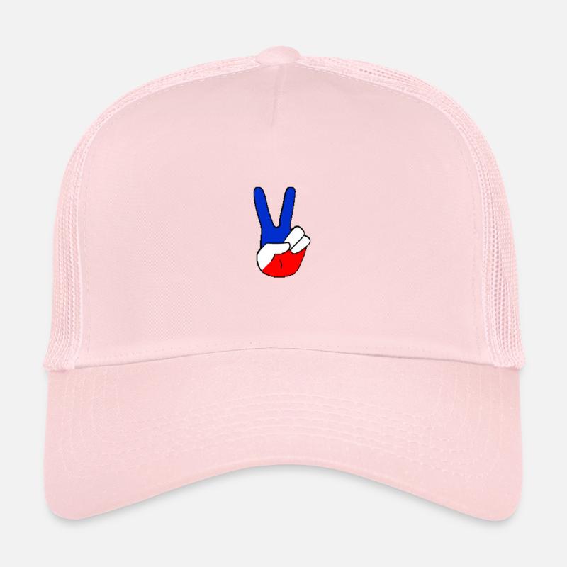 Peace & Love Kappe [Finger erhoben] Trucker Cap
