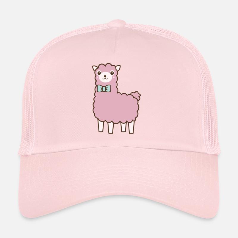 fluffy llama Trucker Cap