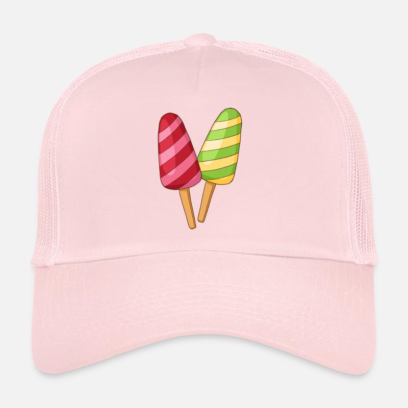 Crème glacée, crème glacée, crème glacée, crème glacée, boule, crème glacée, sundae Casquette trucker 