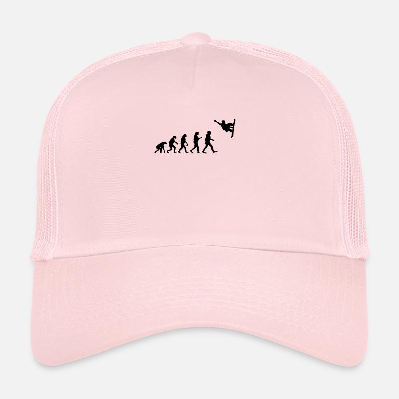 Evolution Snowboard Freeride Freeride Freestyle Beef Tombe Casquette trucker 