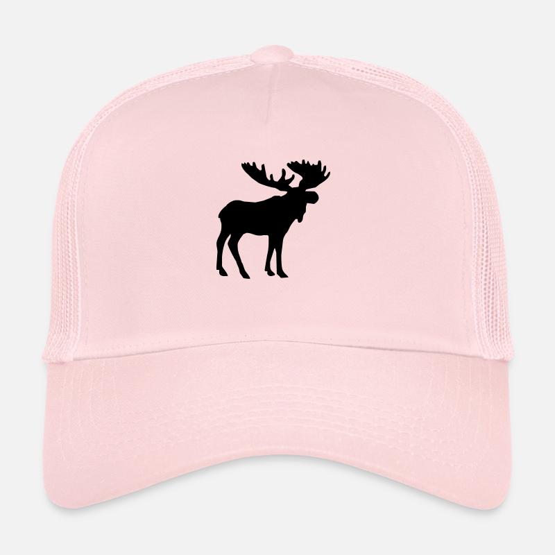 Elch - Trucker Cap - Hellrosa