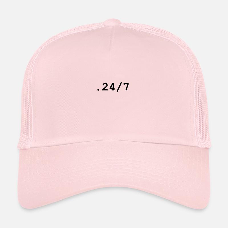 .24/7 - Casquette trucker  - rose pâle