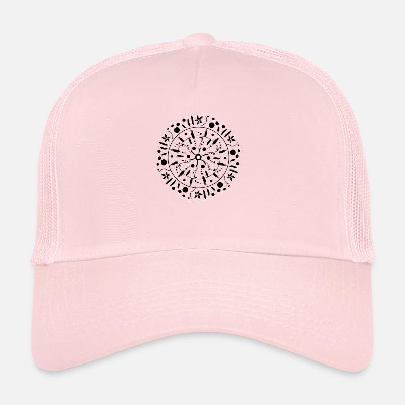 Grain Circle Pattern Gift Idea Trucker Cap