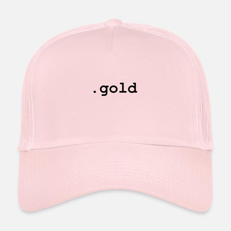 .Gold - Casquette trucker  - rose pâle
