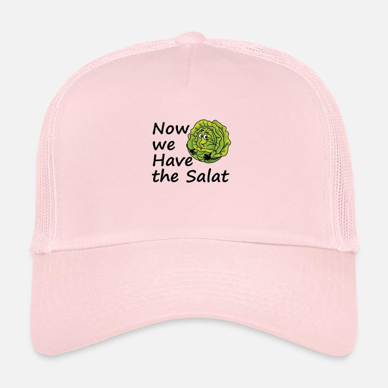 Salat Denglisch Gemüse Lustige Geschenkidee - Trucker Cap - Hellrosa