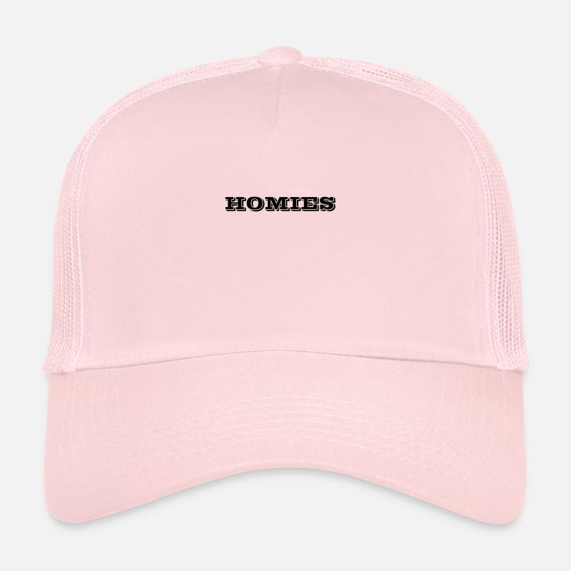 HOMIES Freunde Ghetto - Trucker Cap - Hellrosa