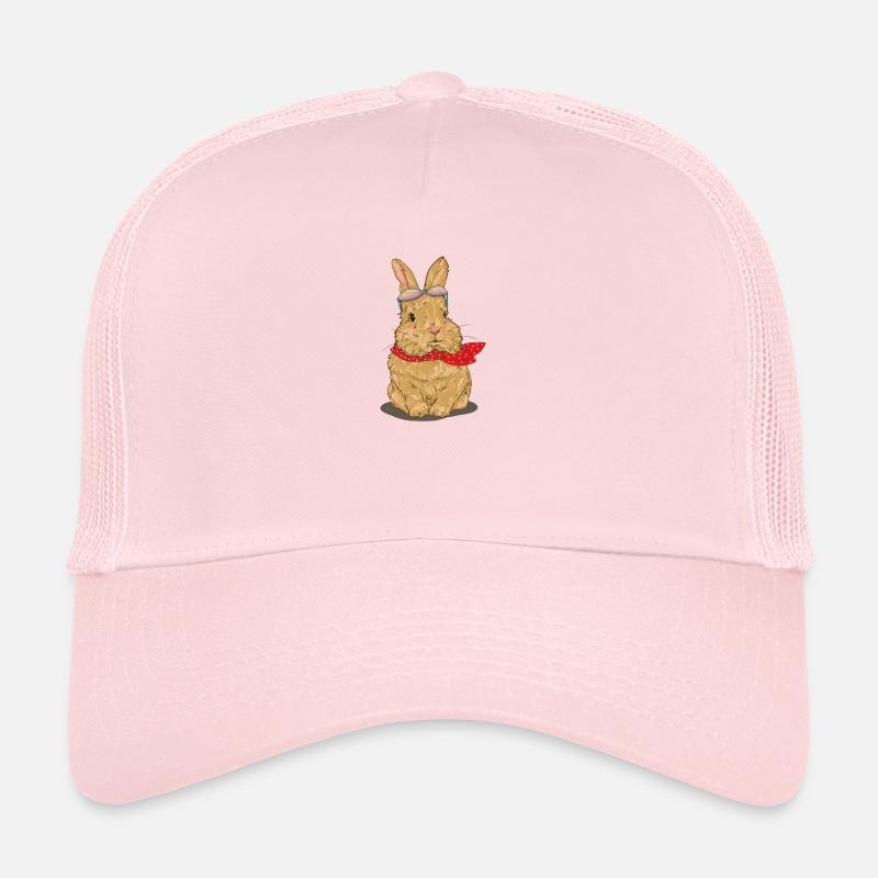 Süßer Hase mit Halstuch Trucker Cap