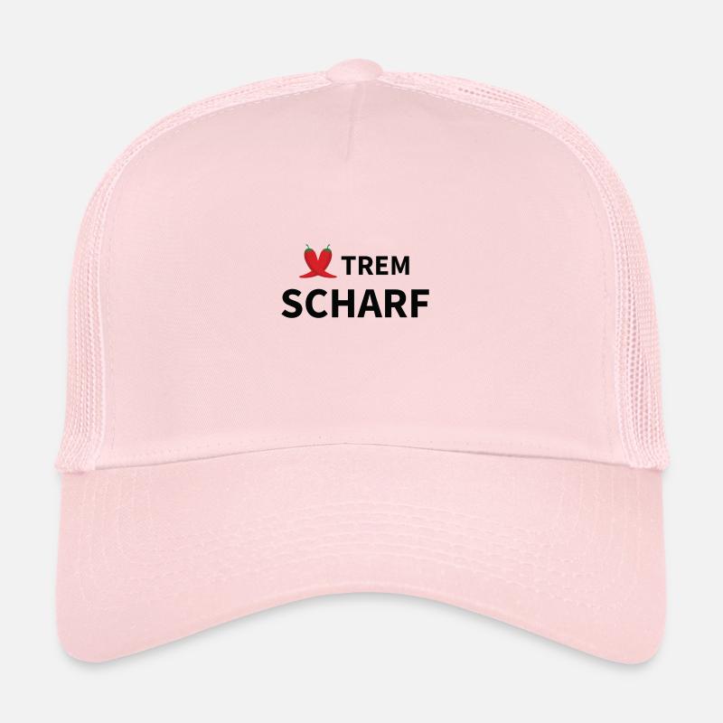 XTREM pointu - Casquette trucker  - rose pâle