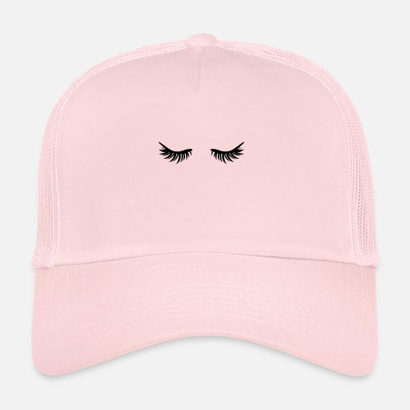 Closed eyes - eyelashes Trucker Cap