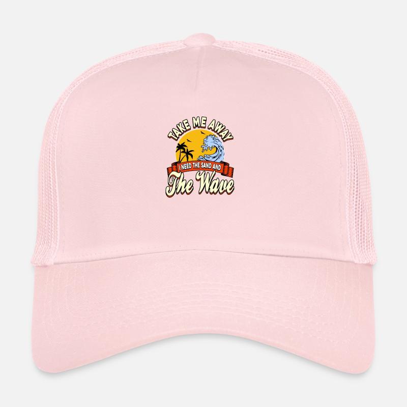 Cooles Sommer Shirt 2018 - Trucker Cap - Hellrosa