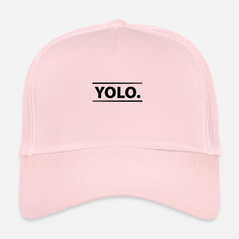 YOLO - Trucker Cap - pale pink